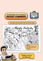 Voorbeeld - Kunst: Kleurplaat van de kunstenaar Wassily Kandinsky - Voorblad