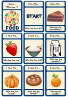 Vorschau - Spiele - I have, who has - Food Edition (Warm up) - Seite 1