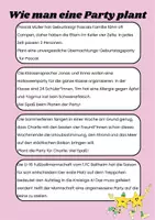 Vorschau - Unterrichtsreihen - Projektmappe: Partyplanung (Kunst, Projekttage, Klassenfahrt) - Seite 2