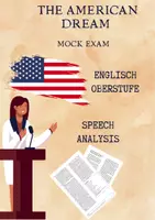 Vorschau - Test - Probeprüfung: The American Dream Englisch Oberstufe Q1 - Deckblatt