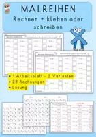 Vorschau - Arbeitsblätter - Kleines Einmaleins Test, Wiederholung, 1x1 - Deckblatt