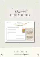 Vorschau - Klassenarbeiten - Klassenarbeit zum Thema Briefe schreiben inkl. Bewertungsbogen Klasse 5 - Deckblatt