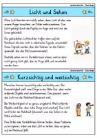 Vorschau - Bildkarten - Wissenskartei - Das Auge und Sehen | Sinne und Sinnesorgane - Seite 2