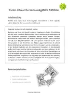 Vorschau - Arbeitsblätter - Immunsystem kreativ begreifen - Einen Comic erstellen - Seite 1