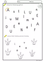 Vorschau - Unterrichtsreihen - Übungsheft Silbenkönige, Vokale, Königsbuchstaben 1.Klasse - Seite 2