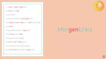 Vorschau - Präsentationen/Tafelbilder - Morgenkreis - Orga - Seite 2