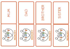 Vista previa - Juegos / Gamificación - FAMILY members memory game - página 1