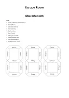 Vorschau - Arbeitsblätter - Escape Room zum Bundesland Oberösterreich - Deckblatt