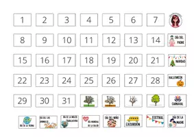Vista previa - Decoración del aula - Rutina calendario y conteo alumnado - página 1
