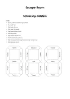 Vorschau - Arbeitsblätter - Escape Room zum Bundesland Schleswig-Holstein - Deckblatt