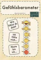 Vorschau - selbst erstellte Cliparts/Grafiken - Gefühlsbarometer - Deckblatt
