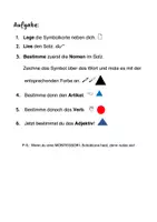 Vorschau - Arbeitsblätter - Wortarten bestimmen nach Montessori. Sätze zum Thema: Haustiere - Seite 2