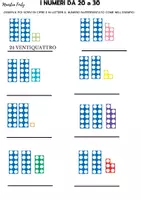 anteprima - Compiti in classe/Test - I numeri oltre il 20 con i numicon - Pagina di copertina