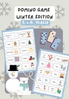 Vorschau - Spiele - Englisch Warm-up Game, Domino, Winter Edition - Deckblatt