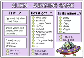 Vista previa - Juegos / Gamificación - BODY PARTS - Alien Guessing Game - página 1