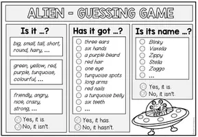 Vista previa - Juegos / Gamificación - BODY PARTS - Alien Guessing Game - página 2