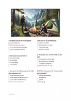 Vorschau - Arbeitsblätter - Hörverstehen A2: Ein Wochenende in den Bergen – inkl. Skript, MP3 & Hörprobe - Seite 1