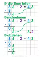 Vorschau - Arbeitsblätter - Schriftlich dividieren: Einführung, Test, Lösungen Kl. 4/ 5 - Seite 2