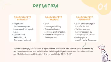 Vorschau - Präsentationen/Tafelbilder - Kolloquium- Einsatz von Schulhunden in der Primarstufe - Seite 3