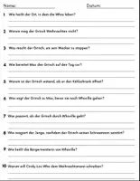Vorschau - Arbeitsblätter - Film: "Der Grinch (2018)" Fragen + Aktivitäten Rätsel + und Antworten - Seite 1