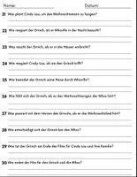 Vorschau - Arbeitsblätter - Film: "Der Grinch (2018)" Fragen + Aktivitäten Rätsel + und Antworten - Seite 3