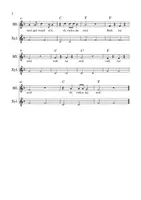 Vorschau - Anderer Materialtyp - Rock my Soul zweistimmig mit Notennamen - Seite 2