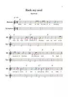 Vorschau - Anderer Materialtyp - Rock my Soul zweistimmig für Boomwhacker - Seite 1