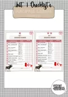 Vorschau - Arbeitsblätter - Checkliste Orange Line 6 Unit 1: Discover Canada G & M (differenziert) - Deckblatt