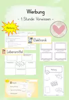 Vorschau - Unterrichtsreihen - Werbung: 1.Stunde - Einstiegsstunde - Deckblatt