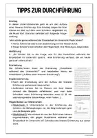Vorschau - Stundenentwürfe - Der Aufbau einer linearen Erörterung (Stundenkonzept) - Seite 1