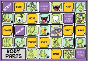 Vista previa - Juegos / Gamificación - BODY PARTS - Vocabulary Board Game (2 Games) - página 3