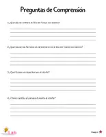 Vista previa - Hojas de trabajo - Reading comprehension | Fall in Spanish | Comprensión de Lectura El Otoño - página 2