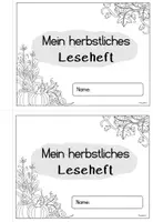 Vorschau - Arbeitsblätter - Leseheft - Herbst (2. - 3. Klasse) - Seite 1