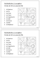 Vorschau - Arbeitsblätter - Leseheft - Herbst (2. - 3. Klasse) - Seite 2