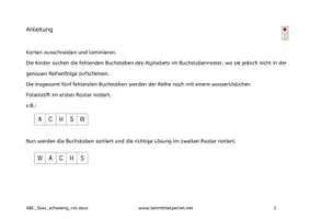 Vorschau - Spiele - ABC Quiz - 5 fehlende Buchstaben - Seite 1
