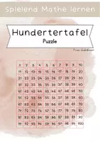 Vorschau - Spiele - Hundertertafel Puzzle - Deckblatt