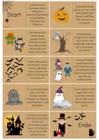 Vorschau - Stationenlernen - Domino Halloween / Lesen / Lesedomino - Seite 2