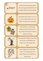Vorschau - Stationenlernen - Domino Halloween / Lesen / Lesedomino - Seite 3