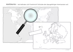 Vorschau - Unterrichtsreihen - Land des Monats - Frankreich - Wissenskartei und Arbeitsblätter - Seite 3