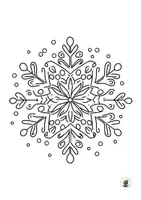 Vorschau - Mal- und Bastelvorlagen - Schneeflocken zum Ausmalen - Weihnachten - Seite 1