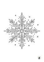 Vorschau - Mal- und Bastelvorlagen - Schneeflocken zum Ausmalen - Weihnachten - Seite 3