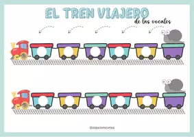 Vista previa - Juegos / Gamificación - EL TREN DE LAS VOCALES @espaciorecursos - página 2