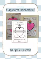 Vorschau - Arbeitsblätter - Muttertag Vatertag Valentinstag Dankesbrief - Deckblatt