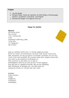 Vorschau - Arbeitsblätter - Arbeitsblatt: Fehlerhaftes Rezept Waffeln - Deckblatt