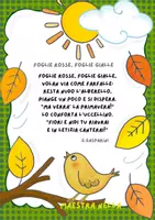 anteprima - Materiale per pittura e bricolage - AUTUNNO : poesia - Pagina di copertina