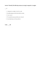 Vorschau - Arbeitsblätter - Klassenarbeit - Sentence Structure and Sentence Types - Grammar - Klassenarbeit oder Übung - Seite 3