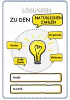 Vorschau - Arbeitsblätter - Arbeitsheft: Natürliche Zahlen mit Lösungen (Runden, große Zahlen) - Seite 2