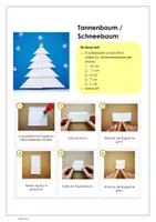 Vorschau - Bildkarten - Falten - Tannenbaum/Schneebaum - Phasenbilder - Seite 1