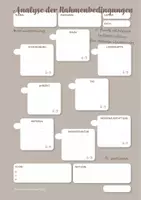 Vorschau - Lehrpläne/Lehrermaterial - Analyse von Rahmenbedingungen (Vorlage zur Unterrichtsplanung) - Seite 1