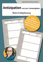 Vorschau - Lehrpläne/Lehrermaterial - Antizipation von Schwierigkeiten und Problemen (Vorlage zur Unterrichtsplanung) - Deckblatt